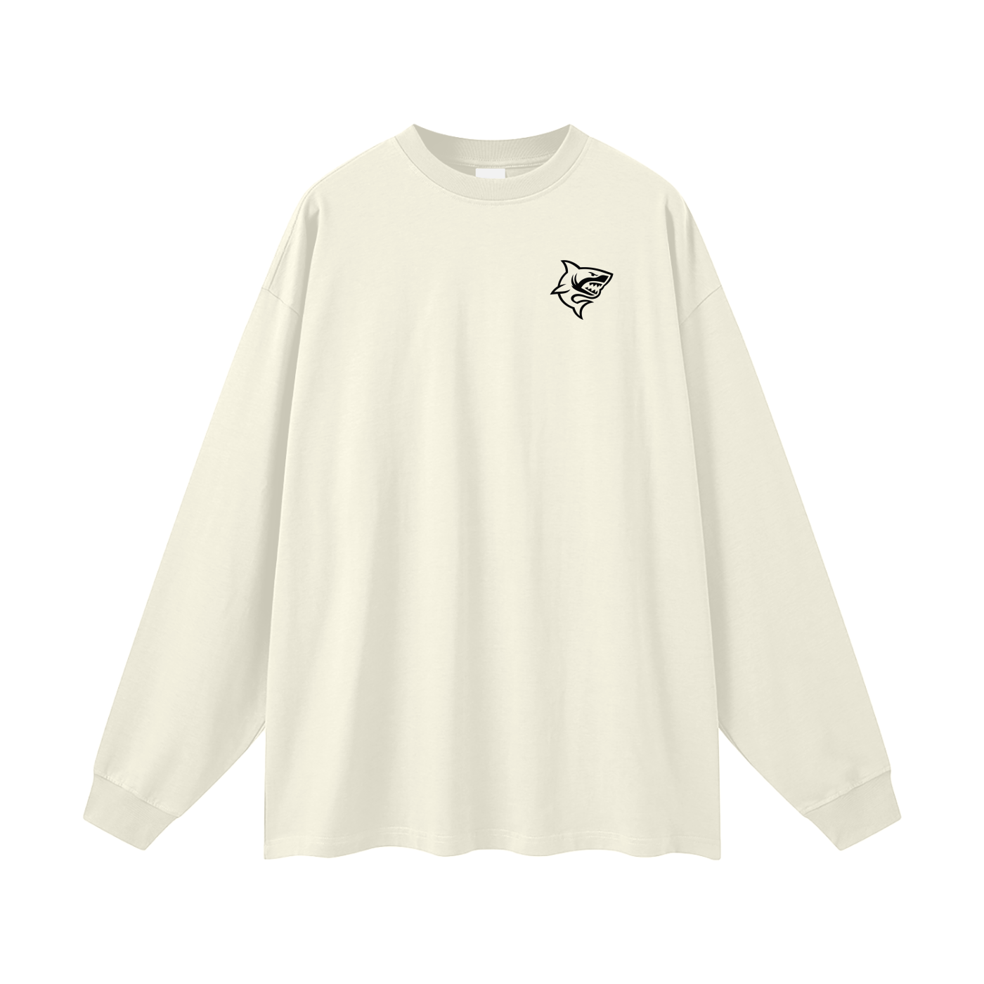 Oversized Unisex Long Sleeve T-Shirt - SHARKY