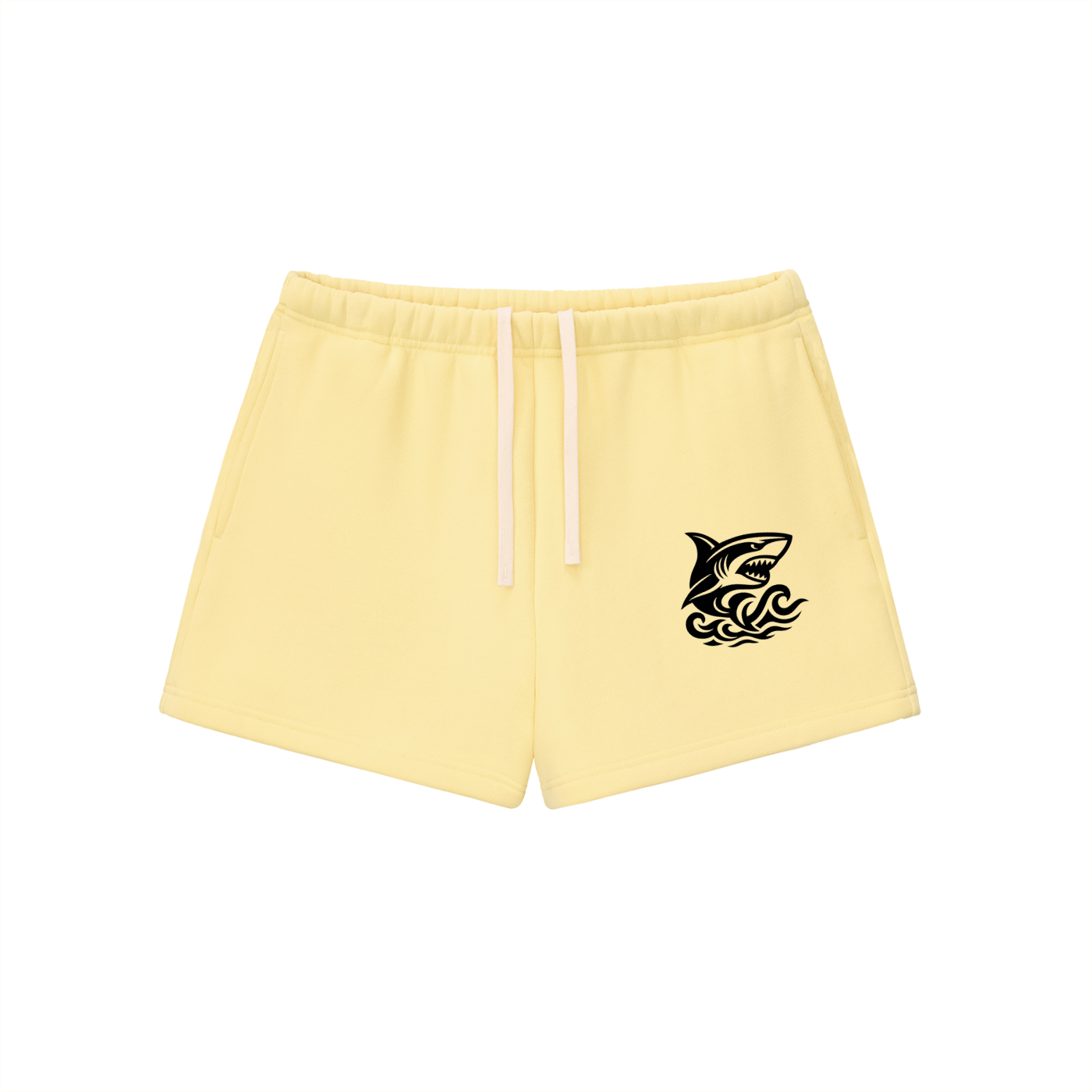 Essential Fleece Drawstring Sweatshorts - SHARKY