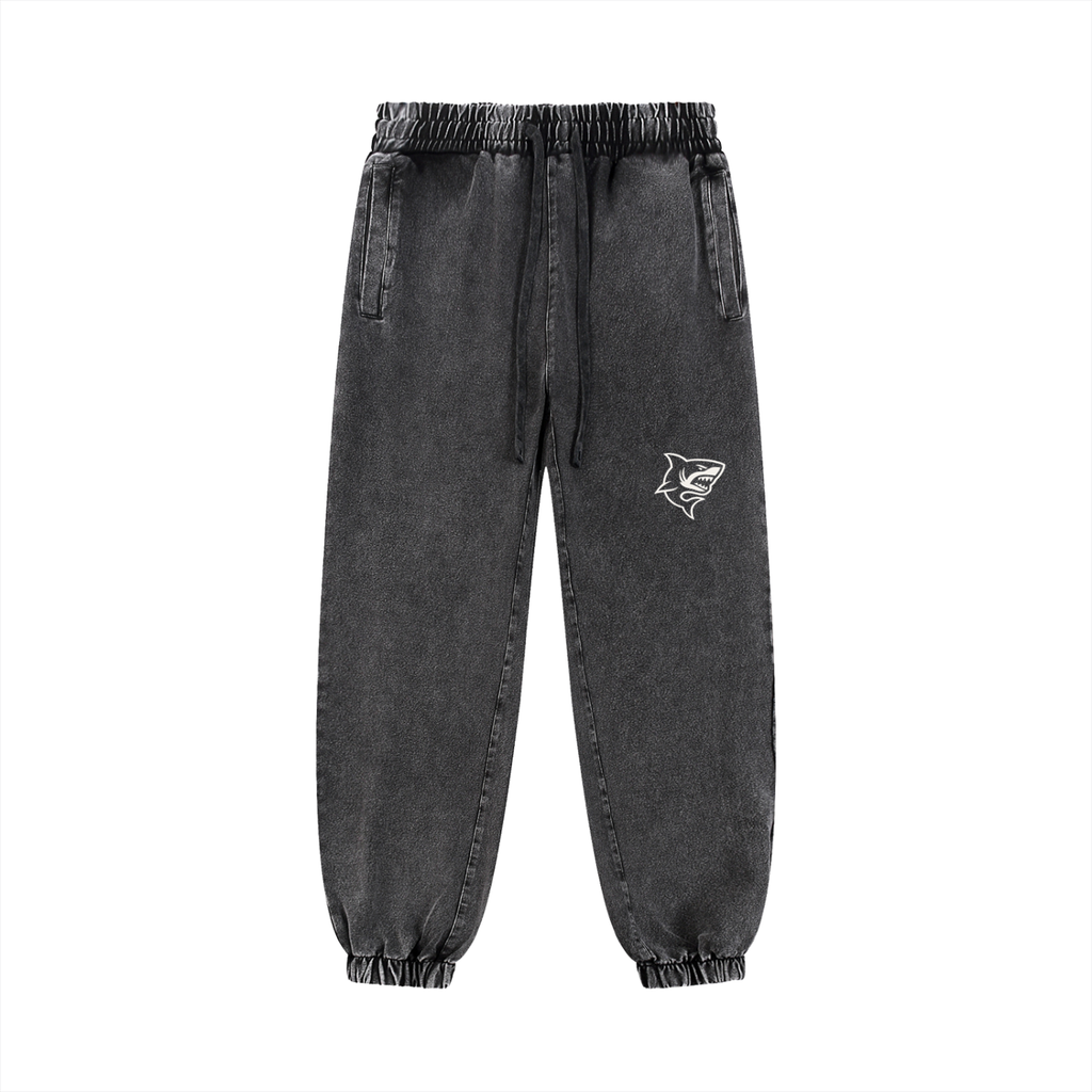 Snow Wash Jogged Sweatpants - SHARKY