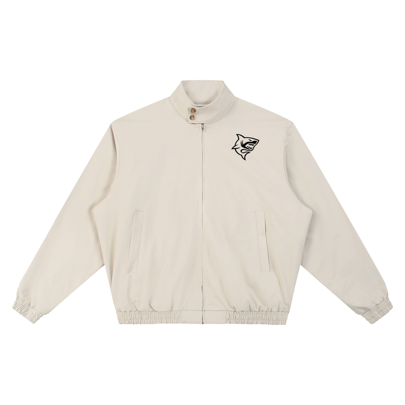Stand Collar Bomber Jacket - SHARKY