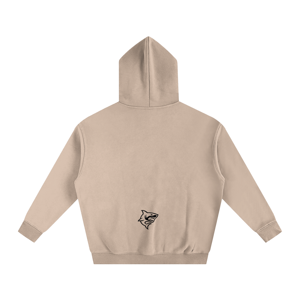 Oversize Fleeced Hoodie - SHARKY