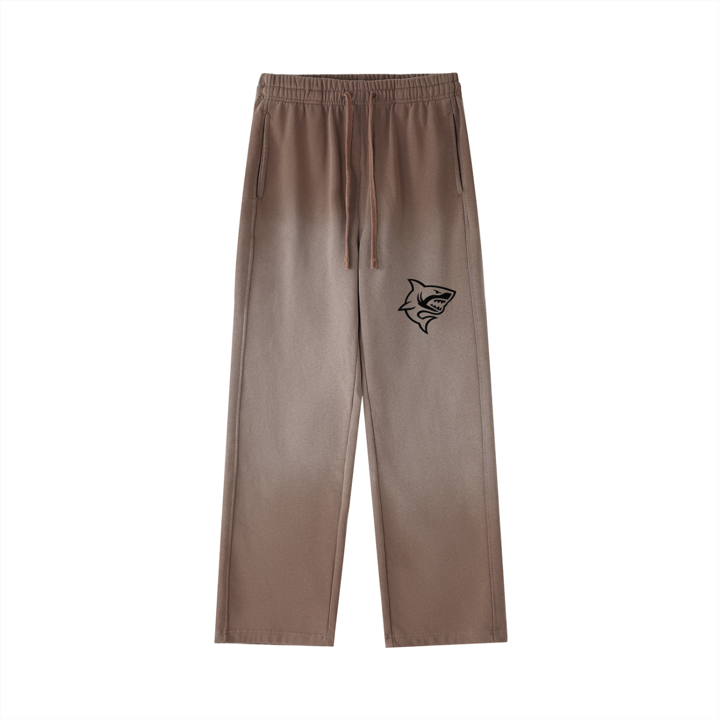 Vintage Washed Gradient Straight-Leg Sweatpants ODMPOD