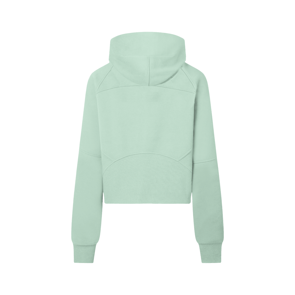 Cropped Half-Zip Hoodie - SHARKY