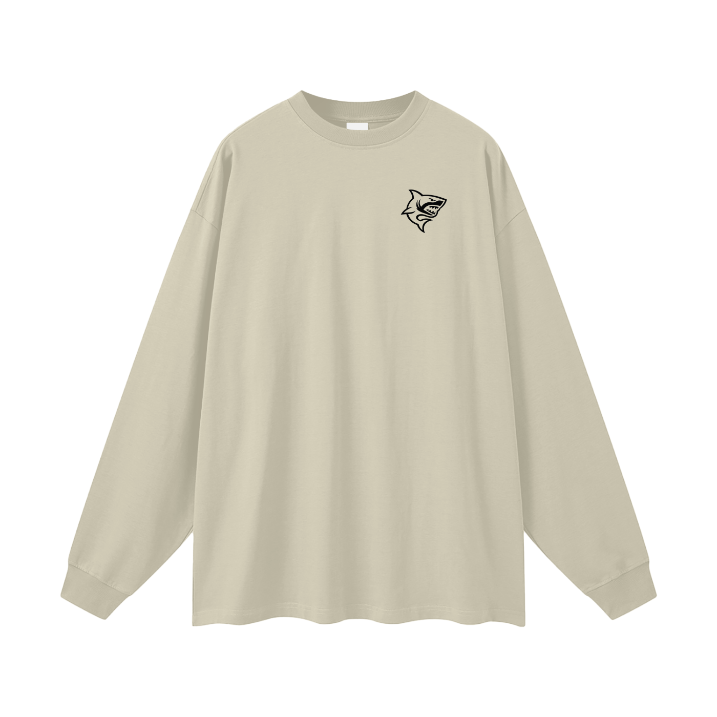 Oversized Unisex Long Sleeve T-Shirt - SHARKY