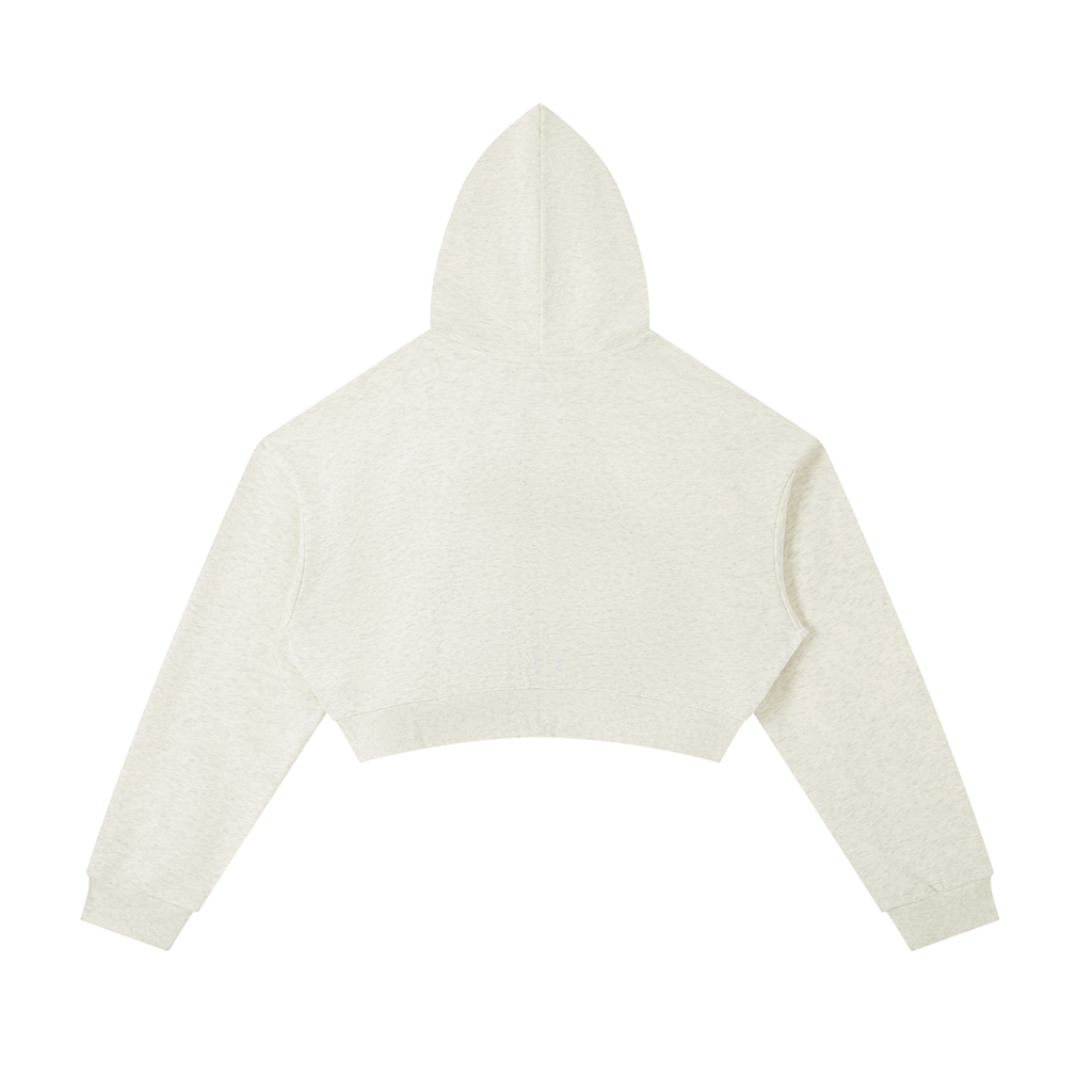 Essential Cropped Zip-Up Hoodie ODMPOD