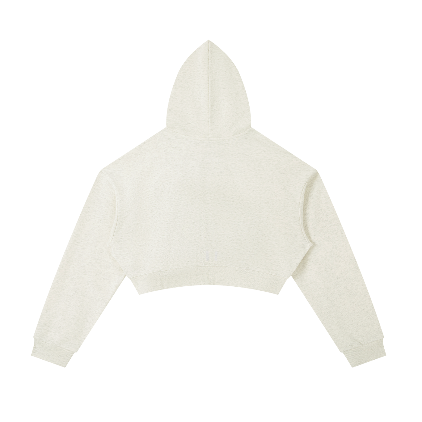 Essential Cropped Zip-Up Hoodie ODMPOD