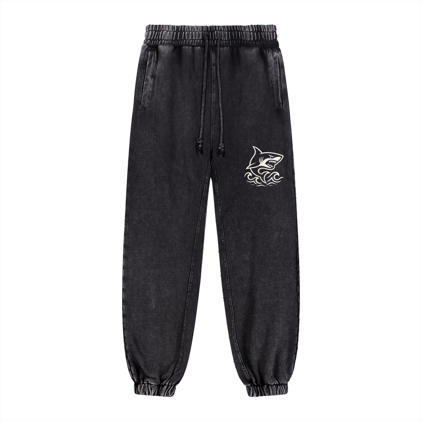 Snow Wash Heavyweight Jogged Sweatpants - SHARKY