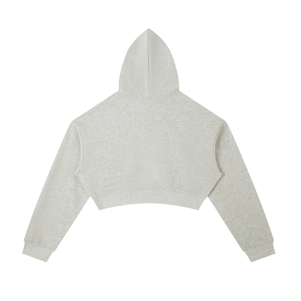 Essential Cropped Zip-Up Hoodie ODMPOD