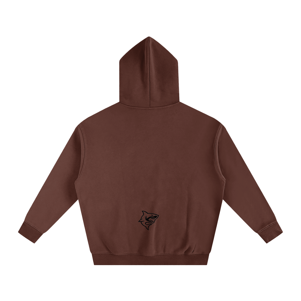 Oversize Fleeced Hoodie - SHARKY