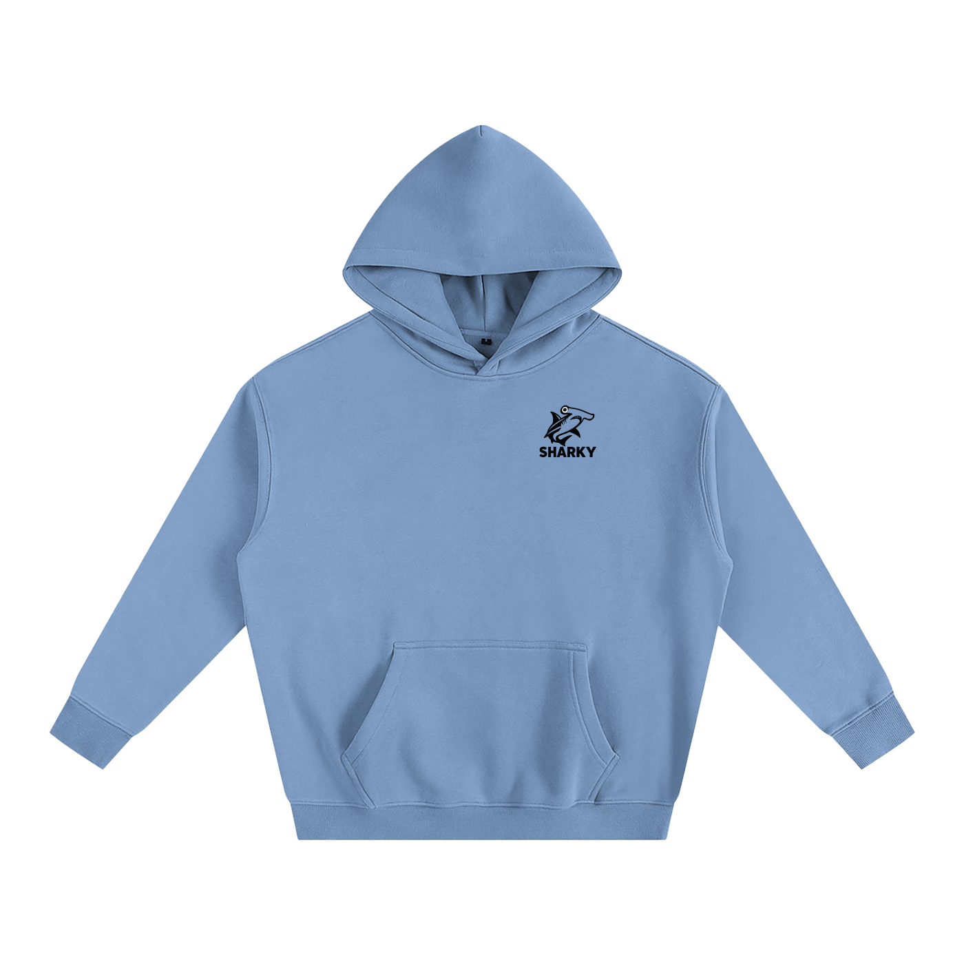 Oversize Fleeced Hoodie - SHARKY