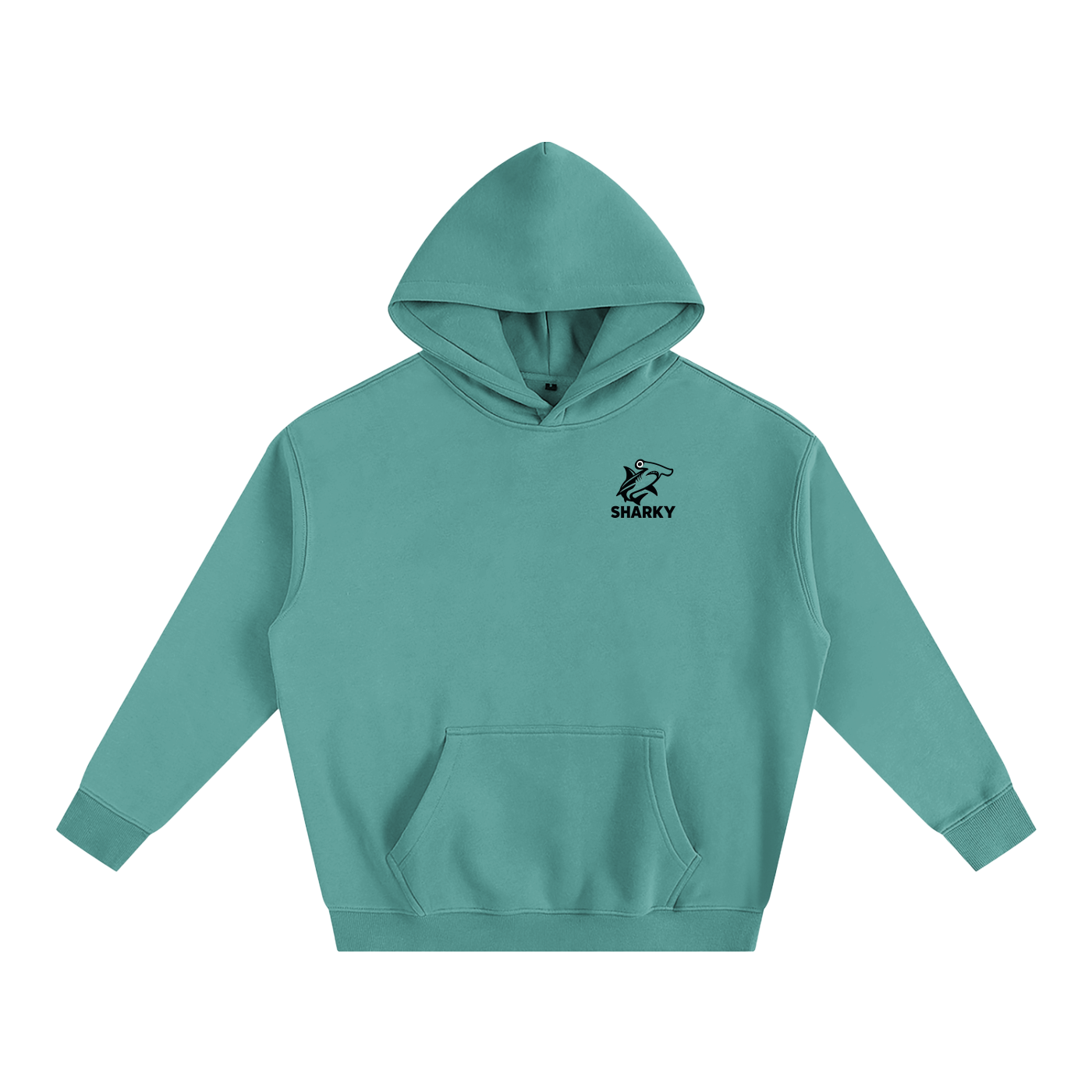 Oversize Fleeced Hoodie - SHARKY