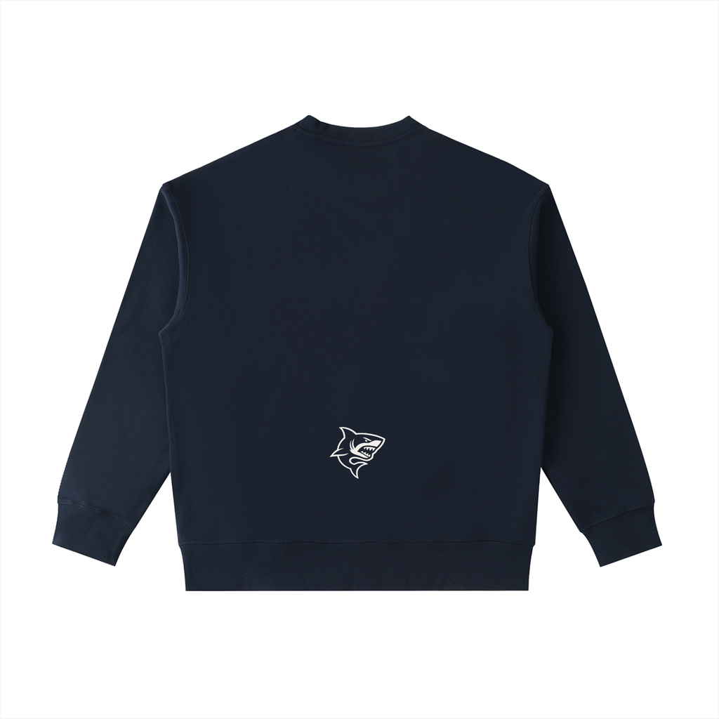 Heavyweight Patch Pocket Crewneck Sweatshirt - SHARKY