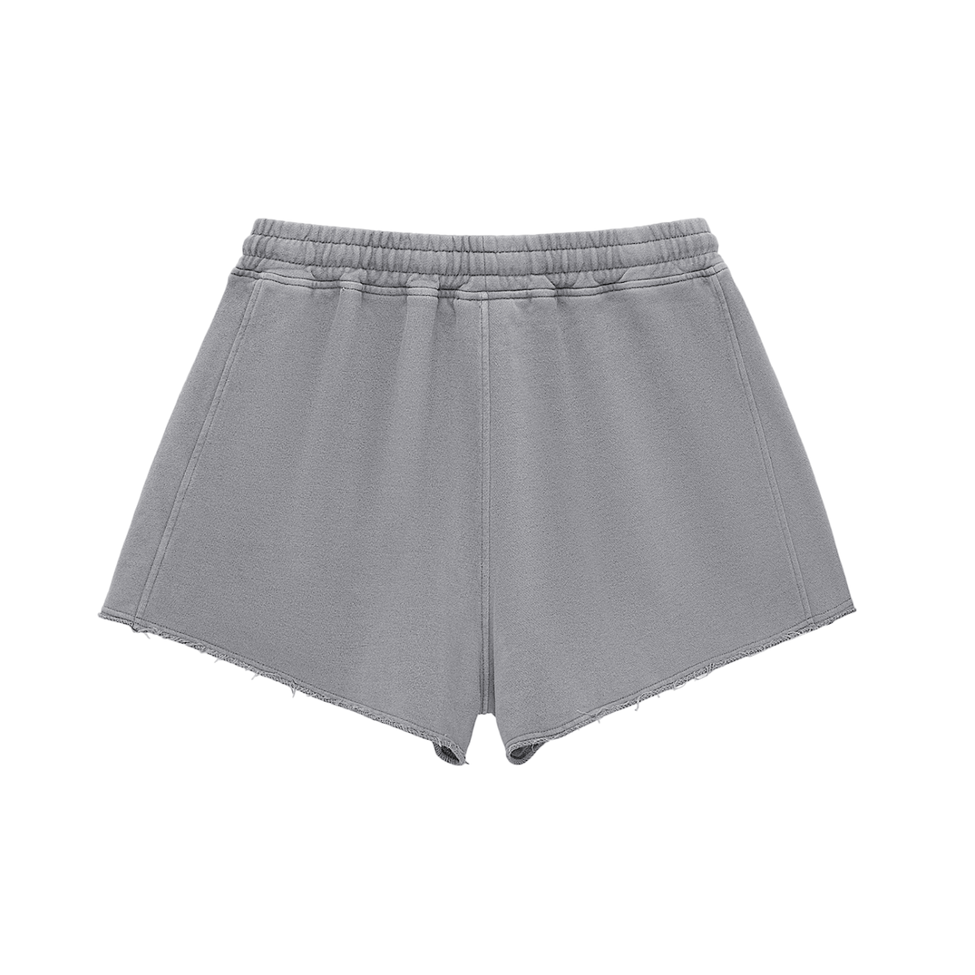 Women's Snow Washed Raw Edge Drawstring Shorts - SHARKY