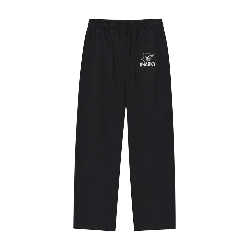 Reflection Striped Straight-Leg Sweatpants - SHARKY