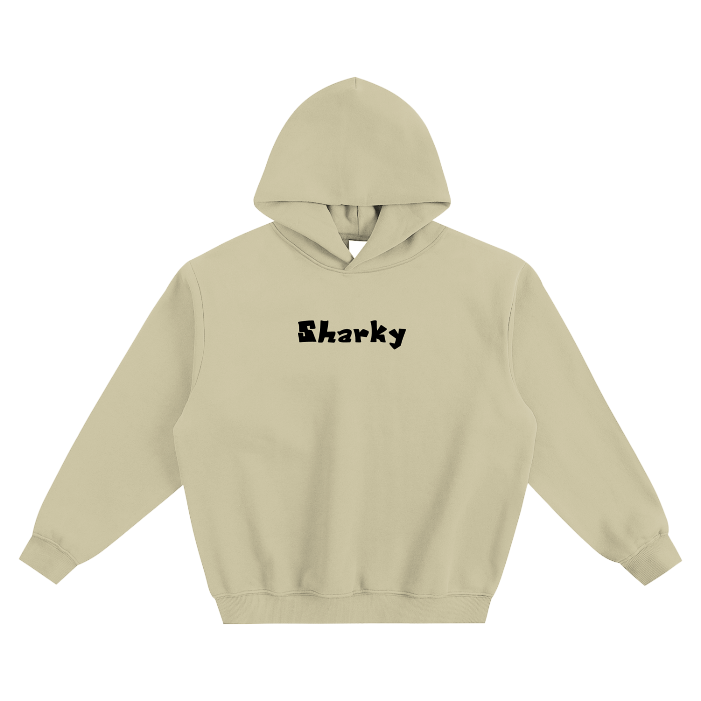 Fleeced Boxy Hoodie - SHARKY