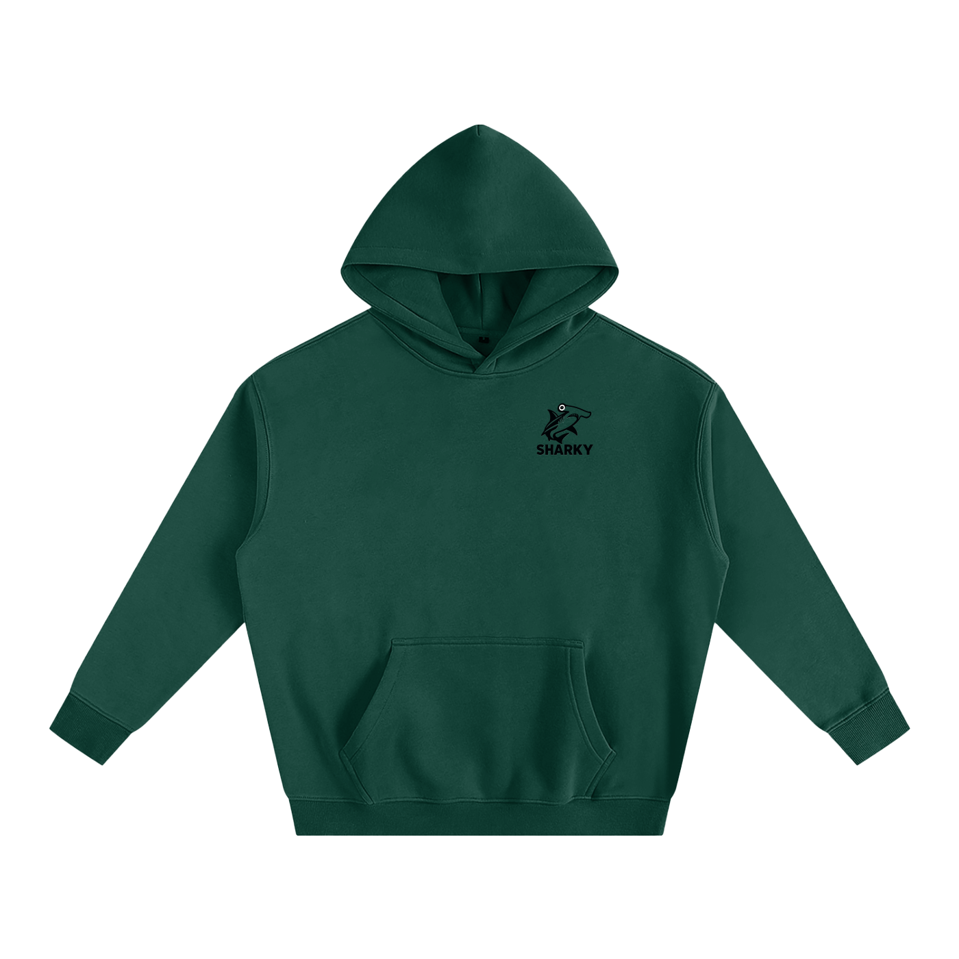 Oversize Fleeced Hoodie - SHARKY