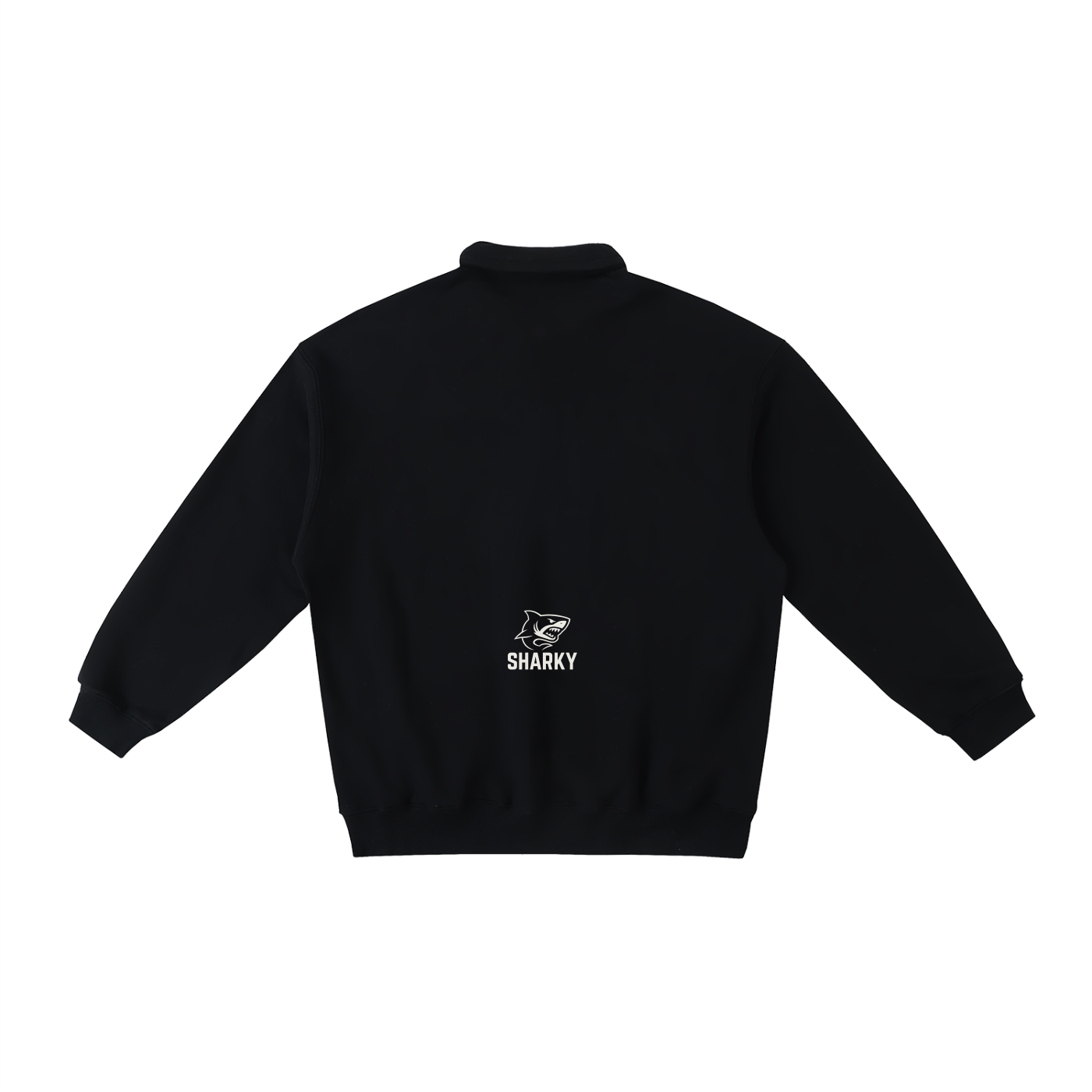 Heavyweight Polo-Collar Sweatshirt - SHARKY