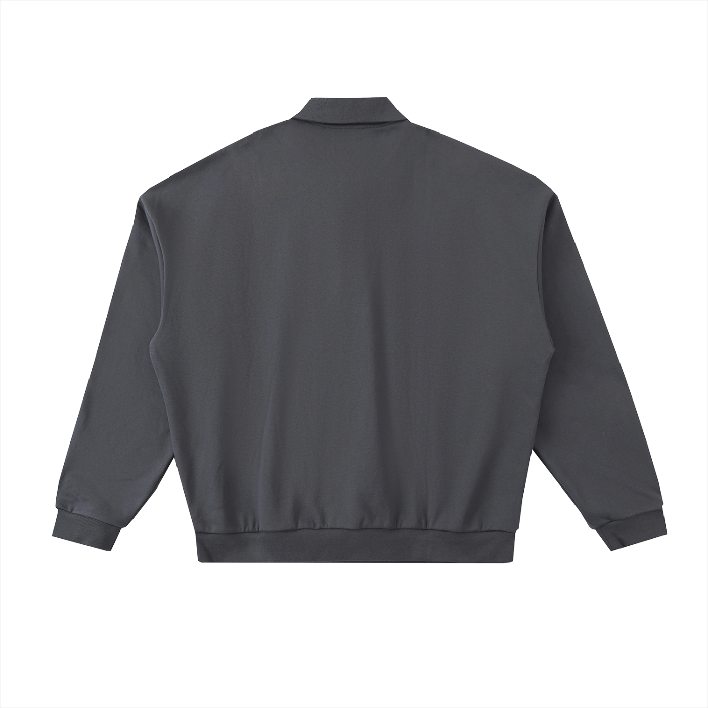 Men's Heavyweight Fleece Polo Sweatshirt - SHARKY