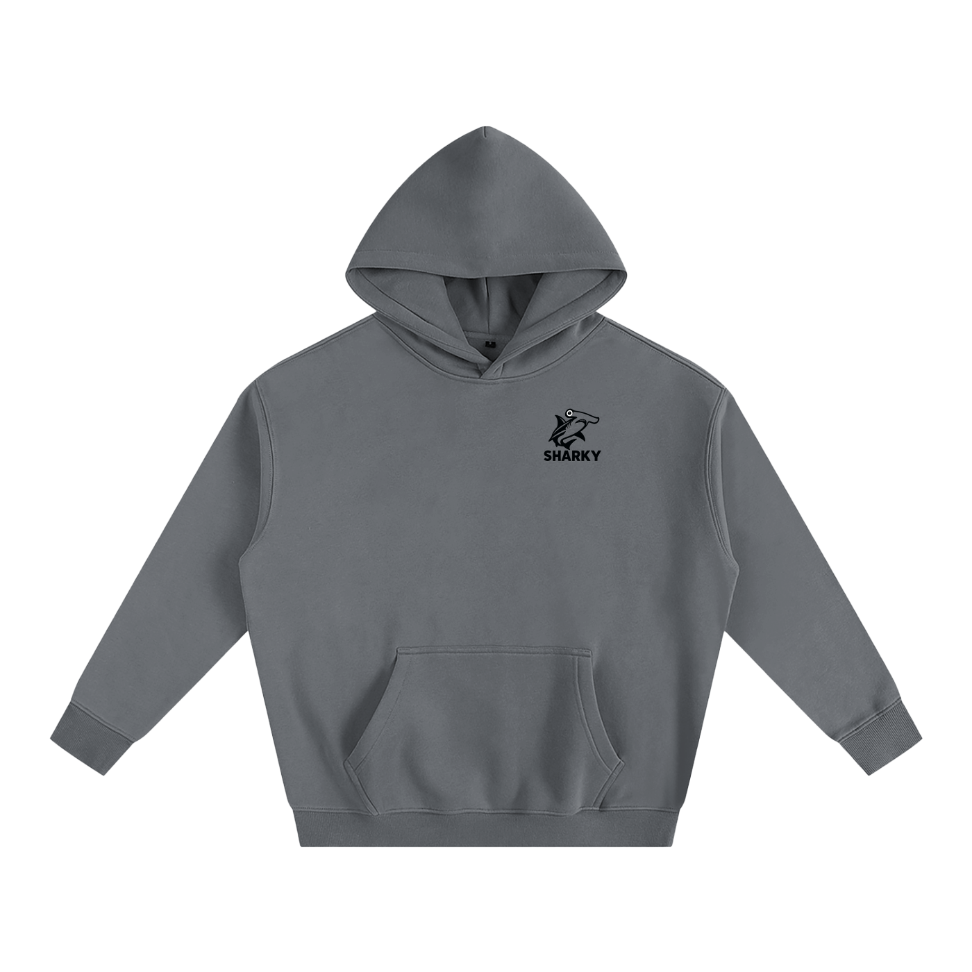 Oversize Fleeced Hoodie - SHARKY