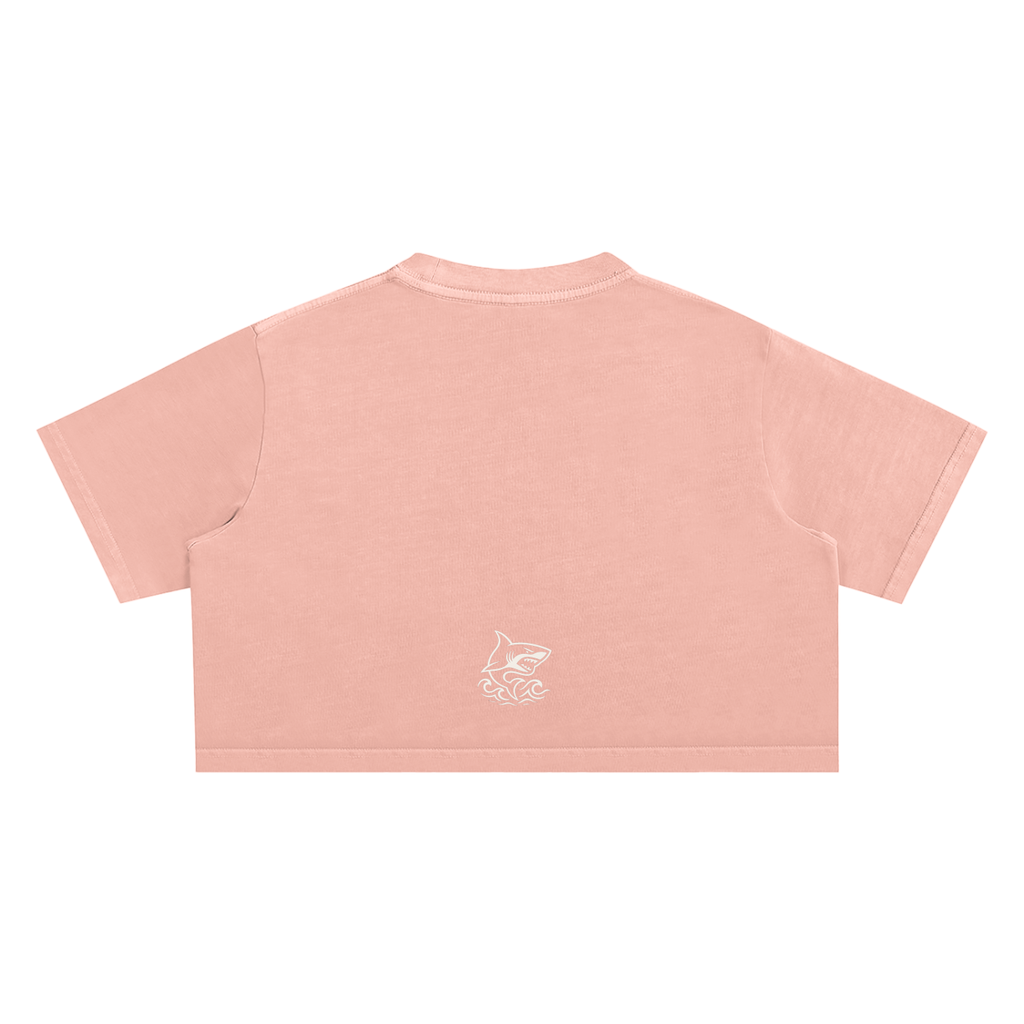 Snow Washed Crop Top - SHARKY