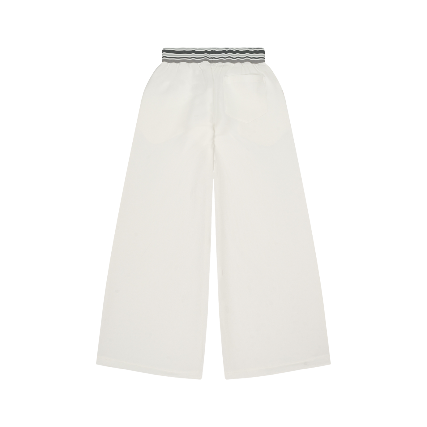 Striped Waist Wide Leg Pants ODMPOD