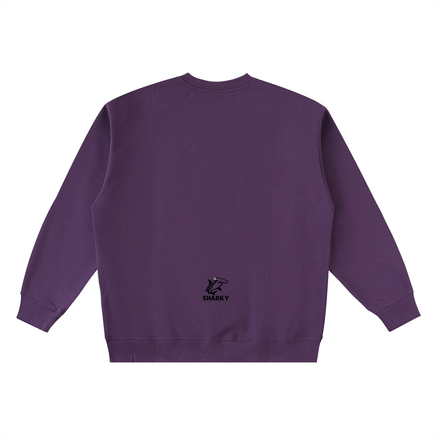 Oversized Crewneck Taped Sweatshirt - SHARKY
