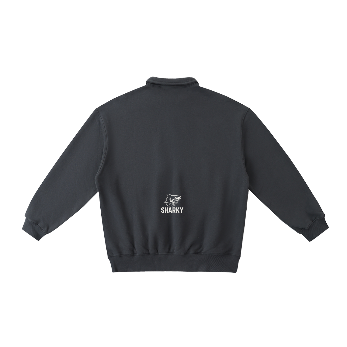 Heavyweight Polo-Collar Sweatshirt - SHARKY