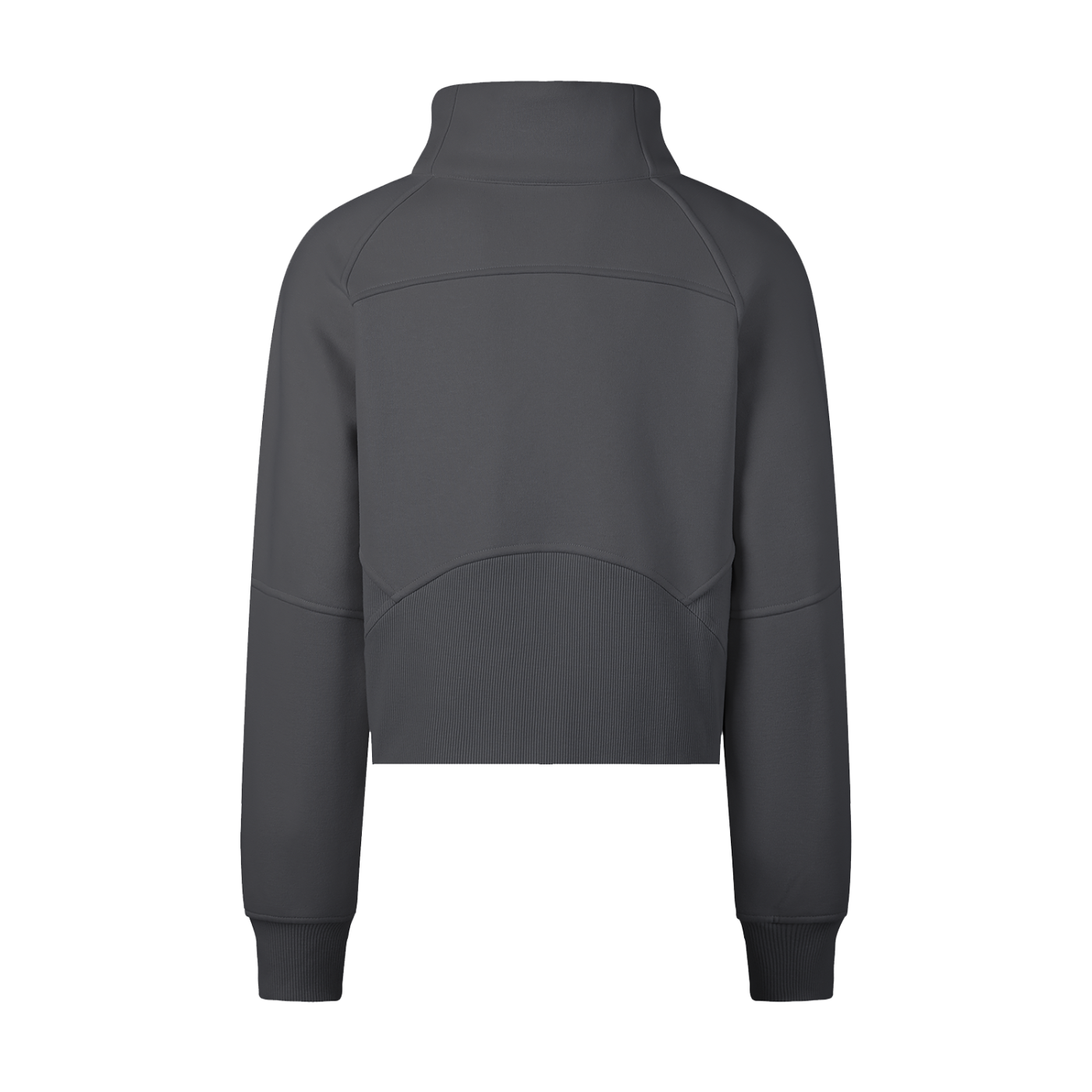 Women's Cropped Half-Zip Sweatshirt - SHARKY