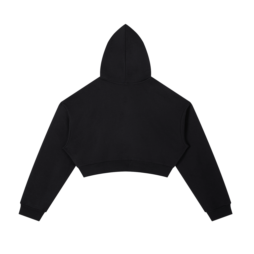Essential Cropped Zip-Up Hoodie ODMPOD