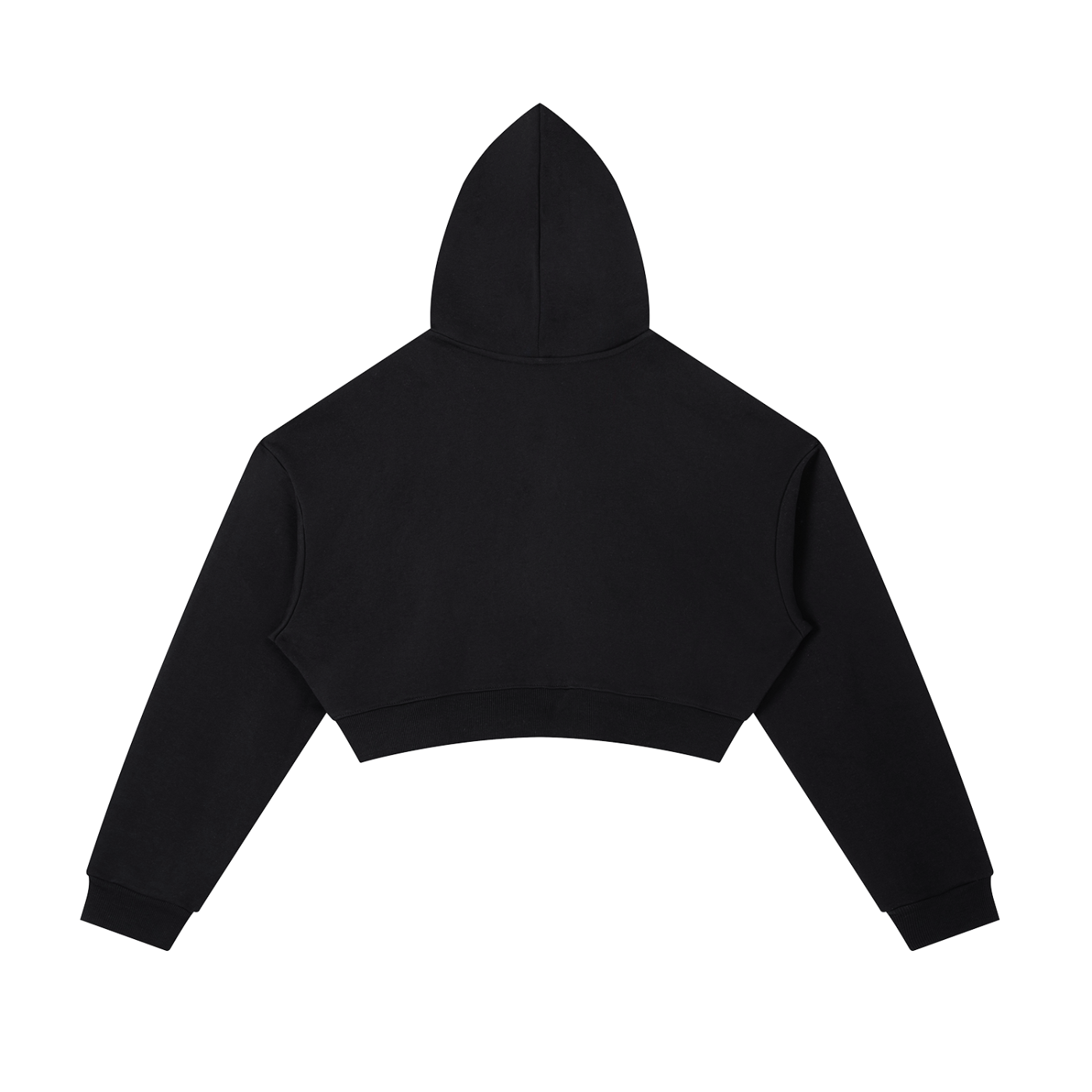 Essential Cropped Zip-Up Hoodie ODMPOD