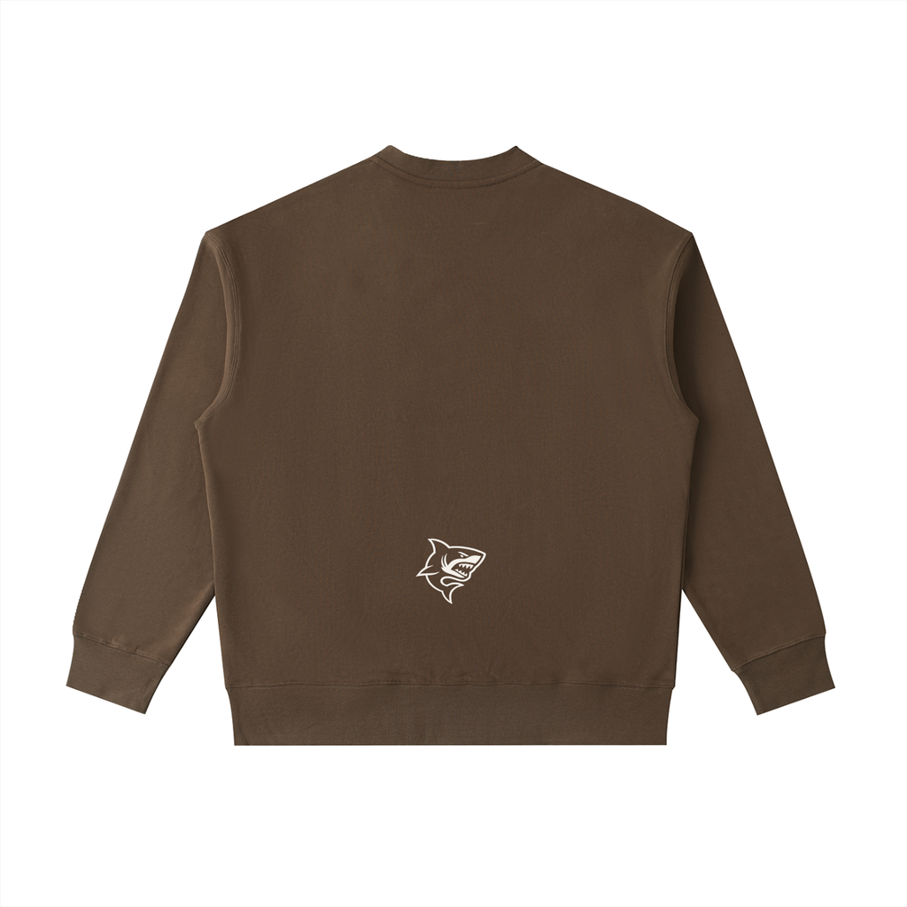 Heavyweight Patch Pocket Crewneck Sweatshirt - SHARKY