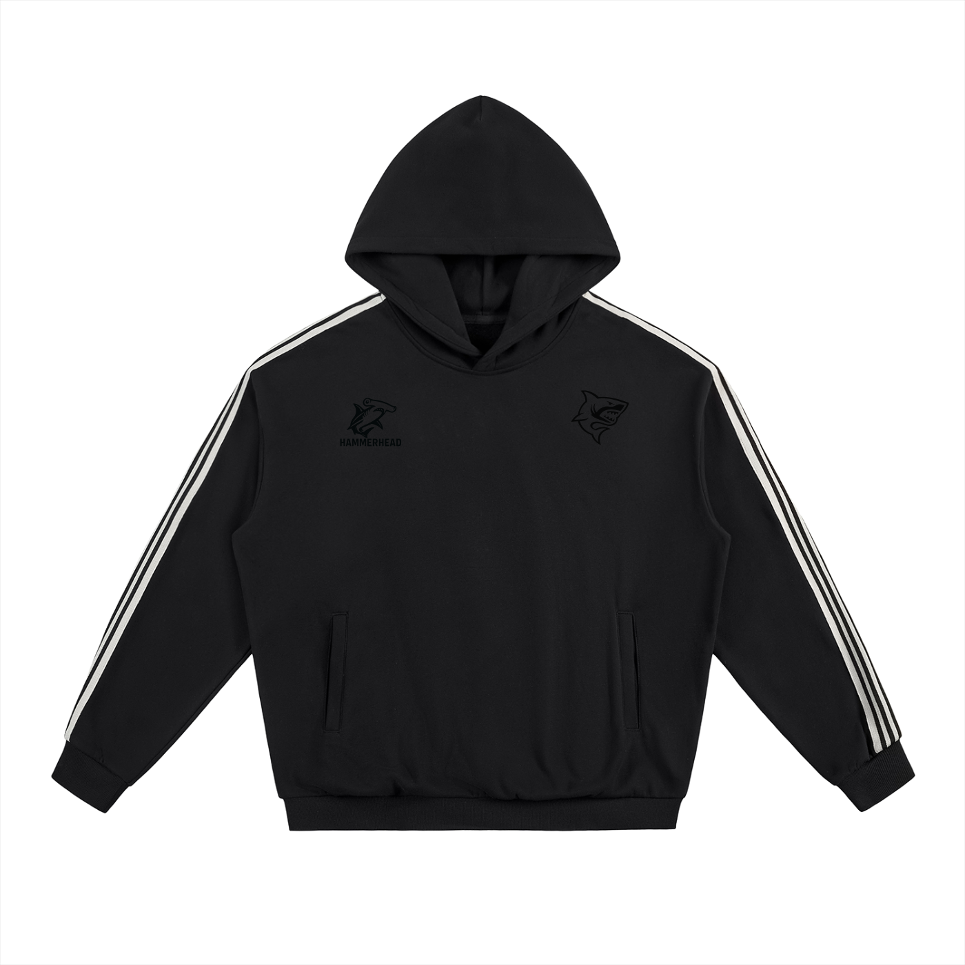 Side Stripe Drop-Shoulder Hoodie ODMPOD