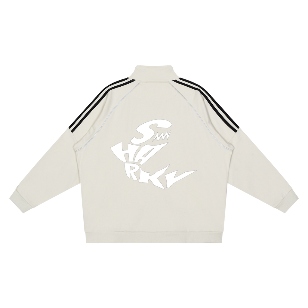 Reflection Striped Raglan Sleeve  Jacket p2 ODMPOD