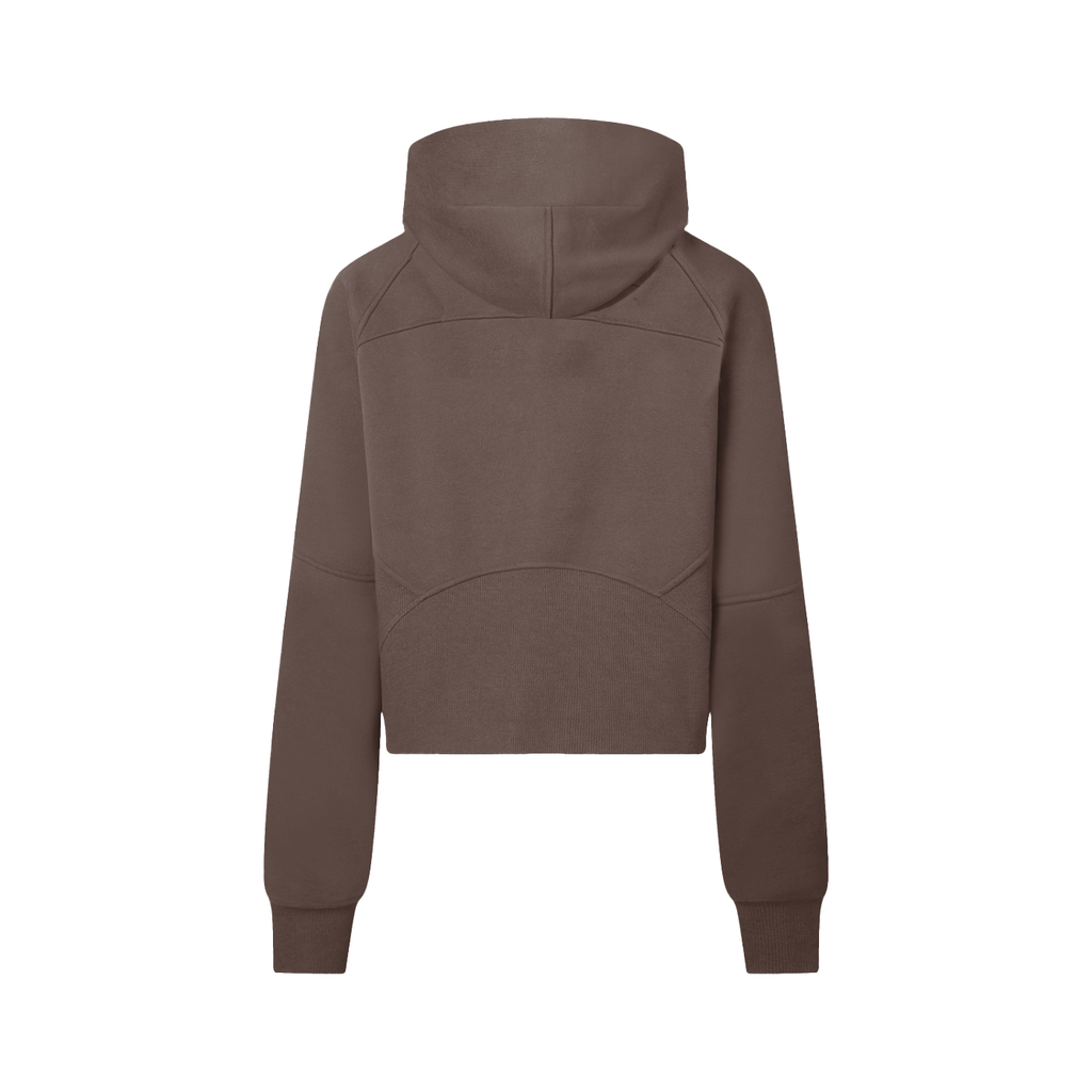 Cropped Half-Zip Hoodie - SHARKY