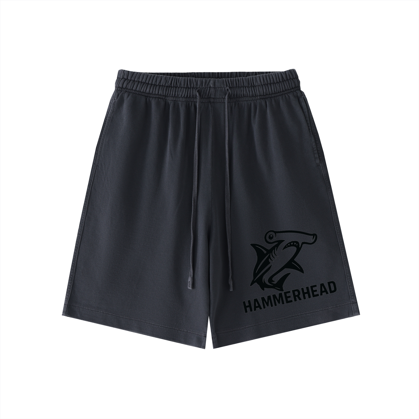 Vintage Wash Cotton Shorts - SHARKY