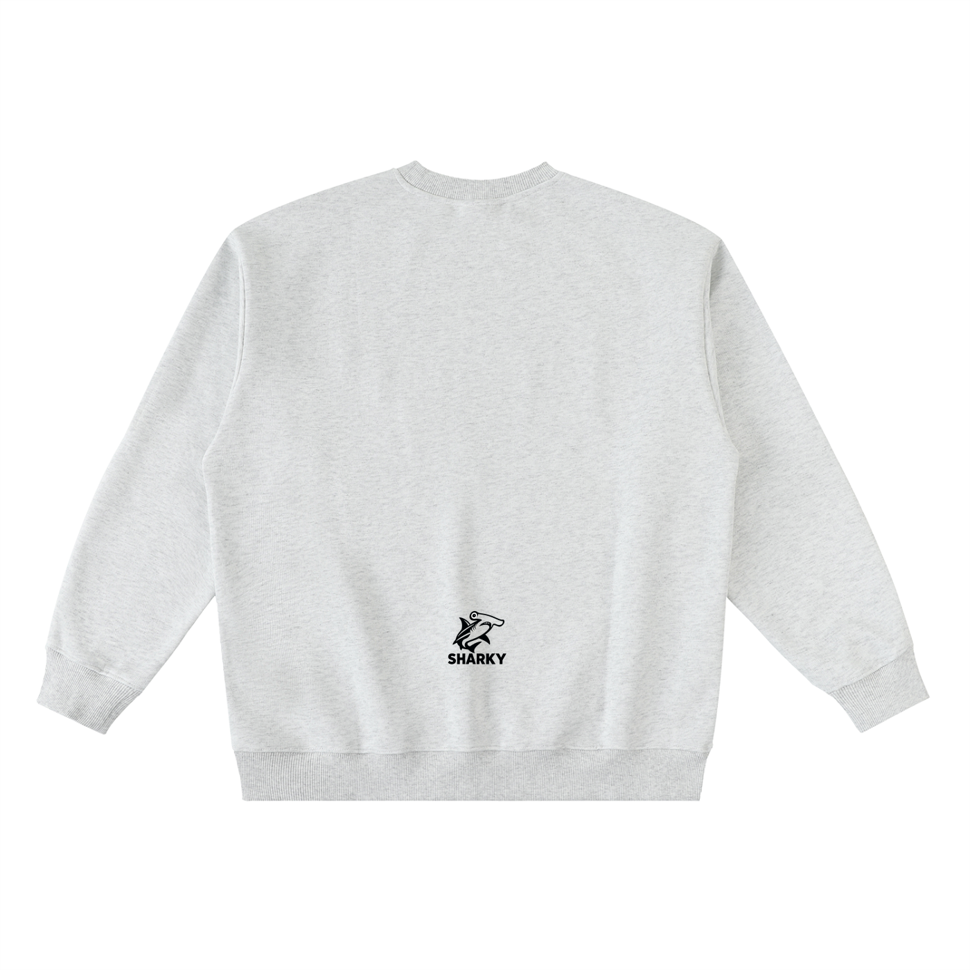 Oversized Crewneck Taped Sweatshirt - SHARKY