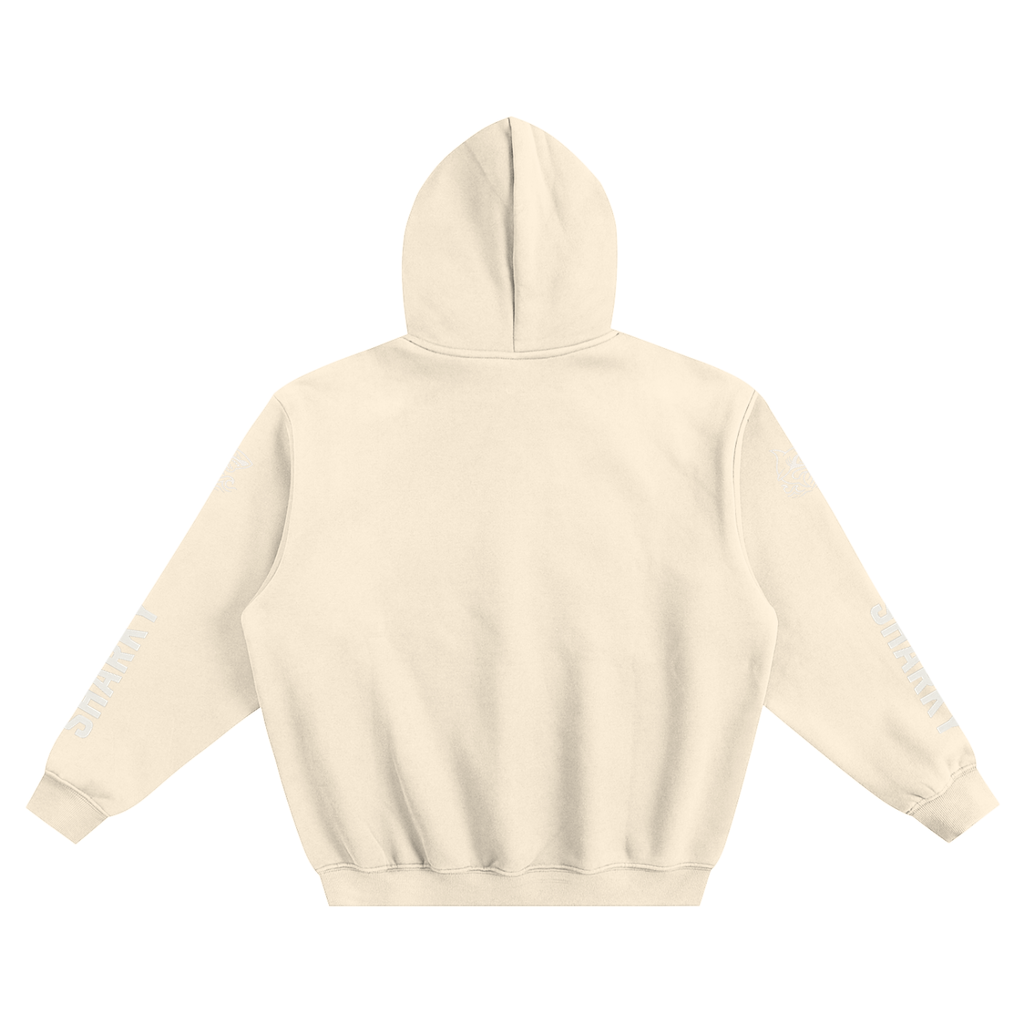 Fleeced Boxy Hoodie - SHARKY