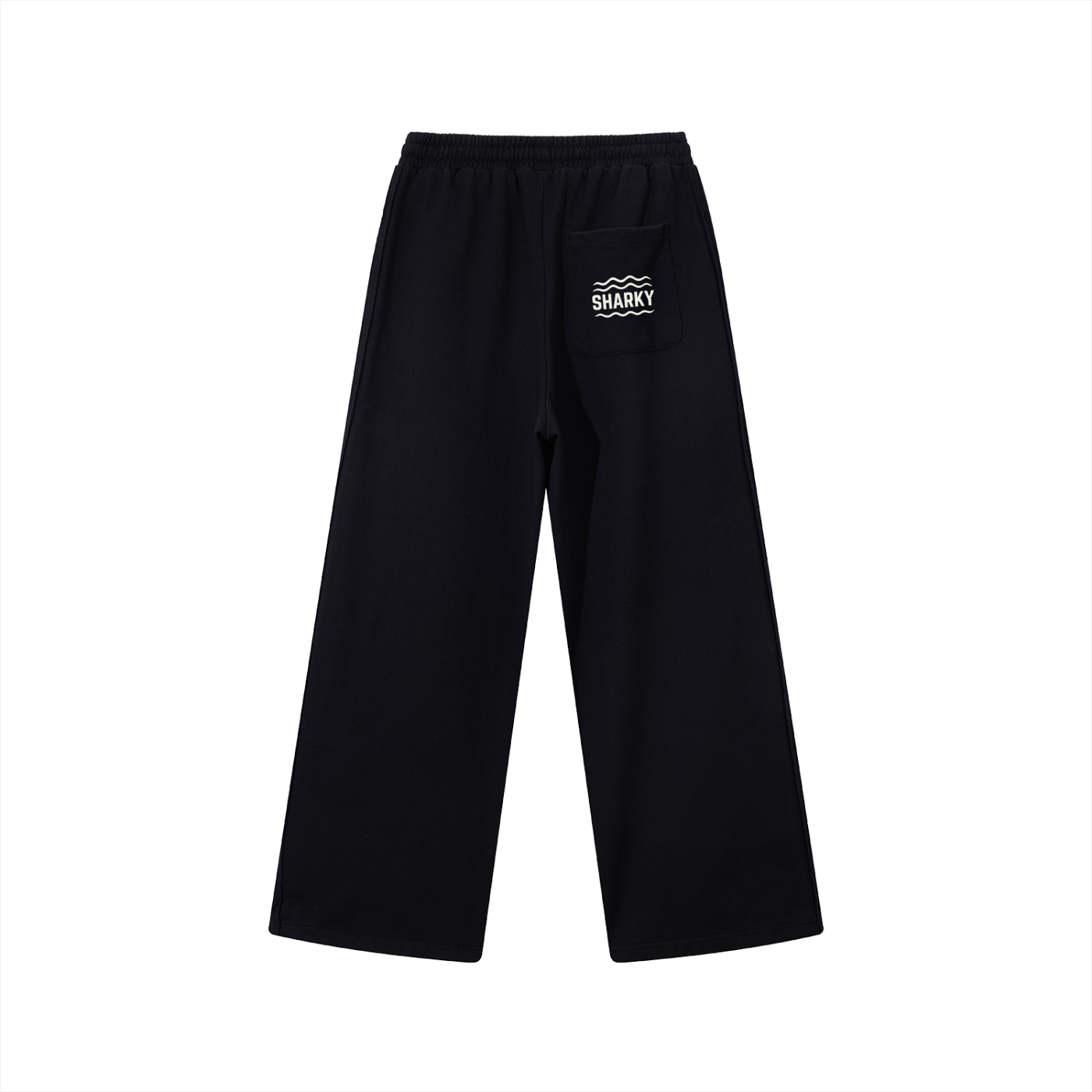 Contrast Tape Straight-Leg Sweatpants - SHARKY