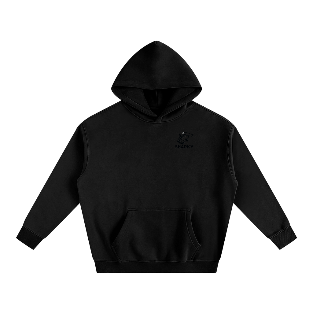 Oversize Fleeced Hoodie - SHARKY