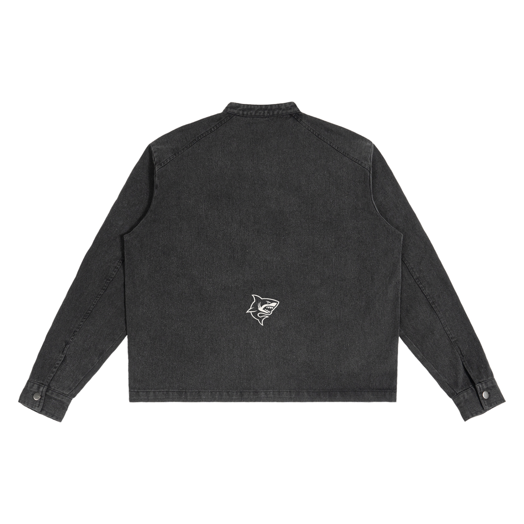 Denim Vintage Washed Jacket - SHARKY