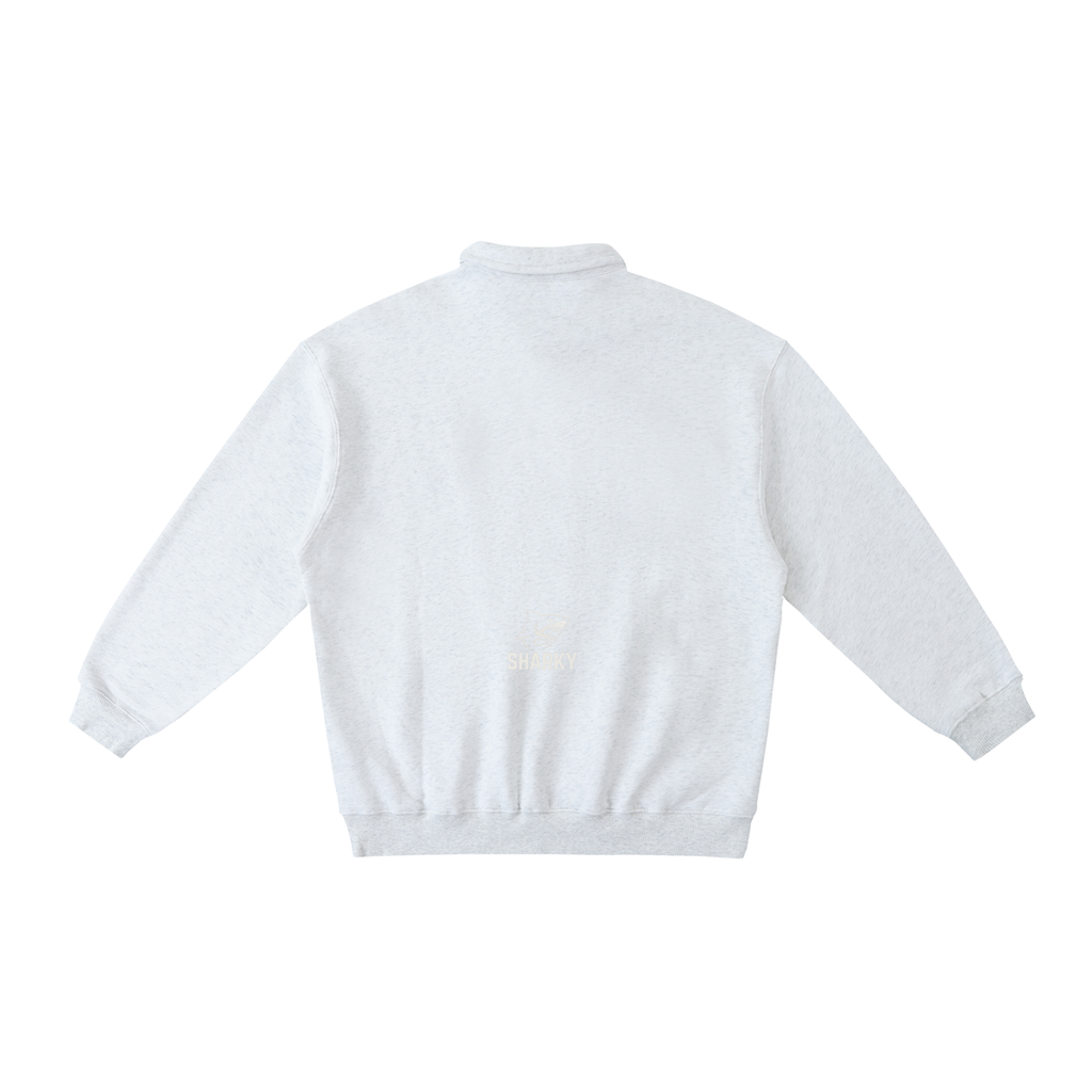 Heavyweight Polo-Collar Sweatshirt - SHARKY
