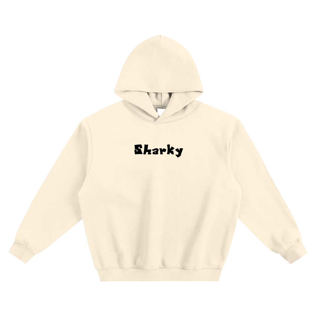 Fleeced Boxy Hoodie - SHARKY