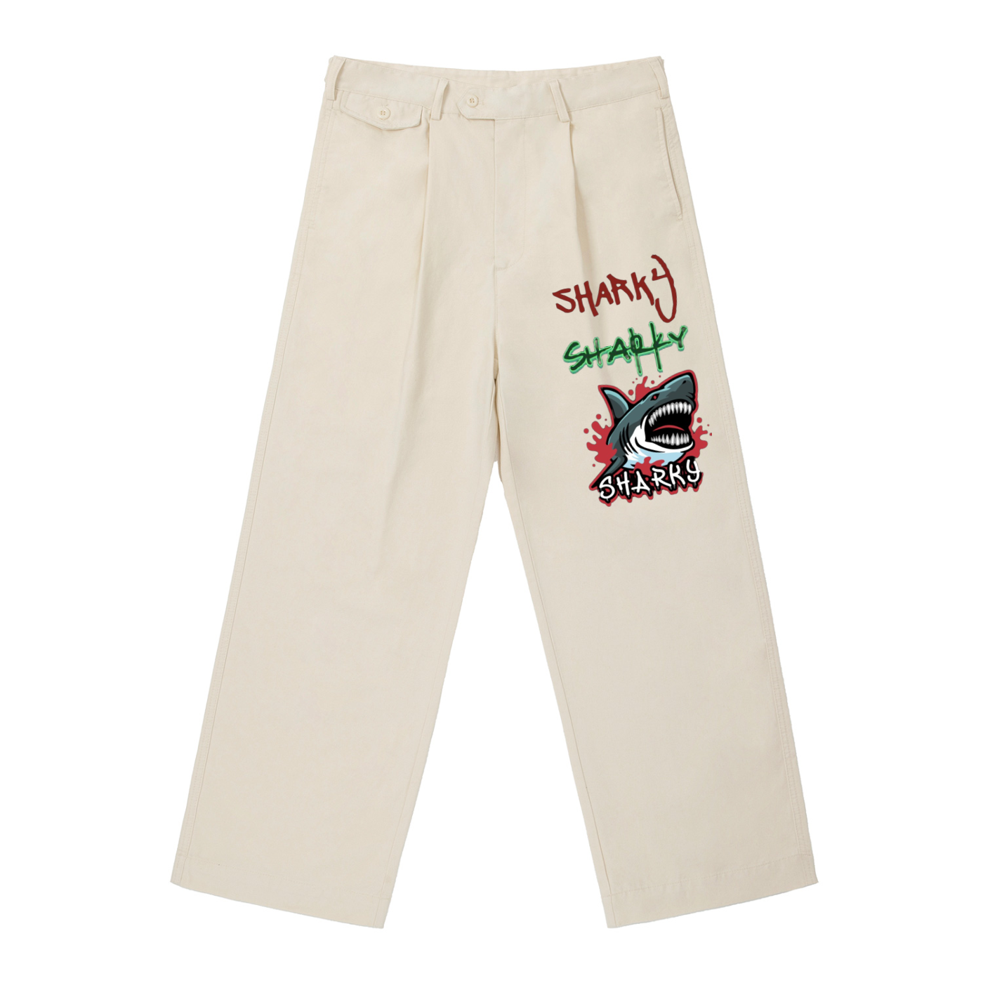 Adjustable Waist Straight-Leg Pants ODMPOD