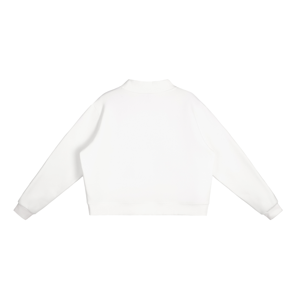 Essential Fleece Mid-Neck Crew Sweatshirt - SHARKY