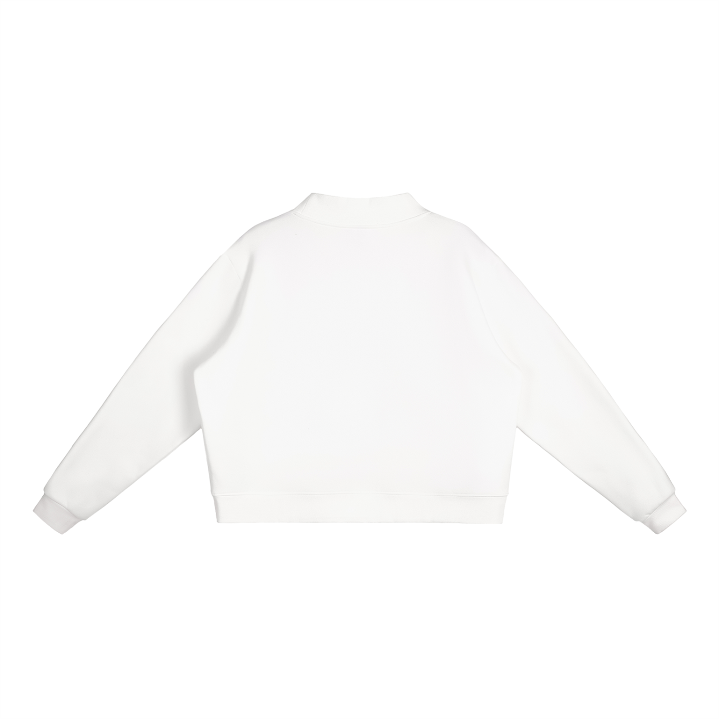 Essential Fleece Mid-Neck Crew Sweatshirt - SHARKY