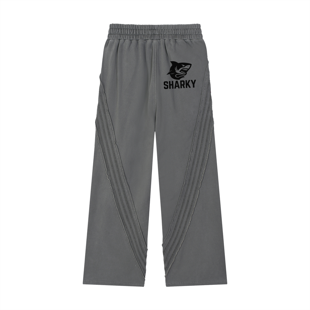 Snow Washed Tape Raw Edge Sweatpants ODMPOD