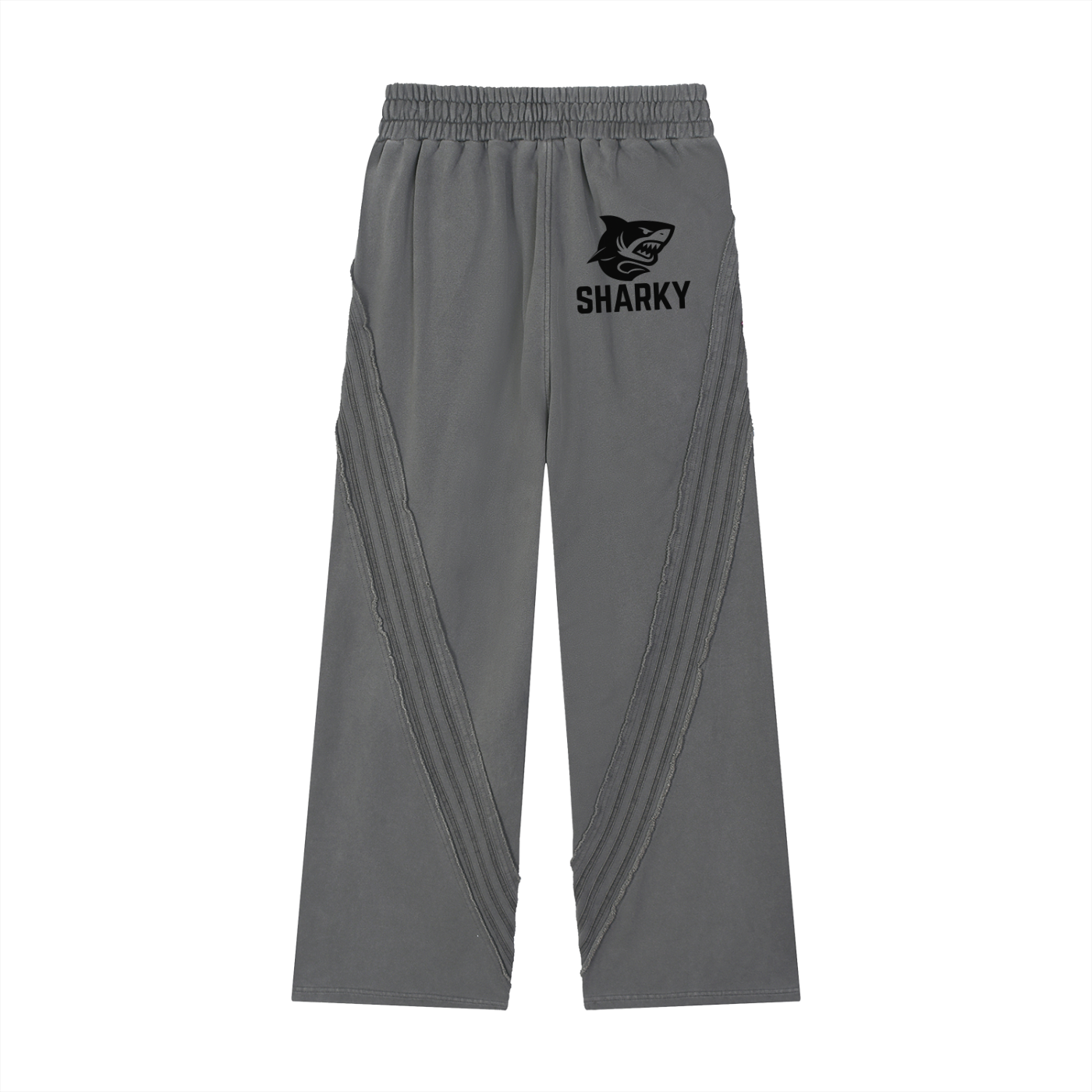 Snow Washed Tape Raw Edge Sweatpants ODMPOD