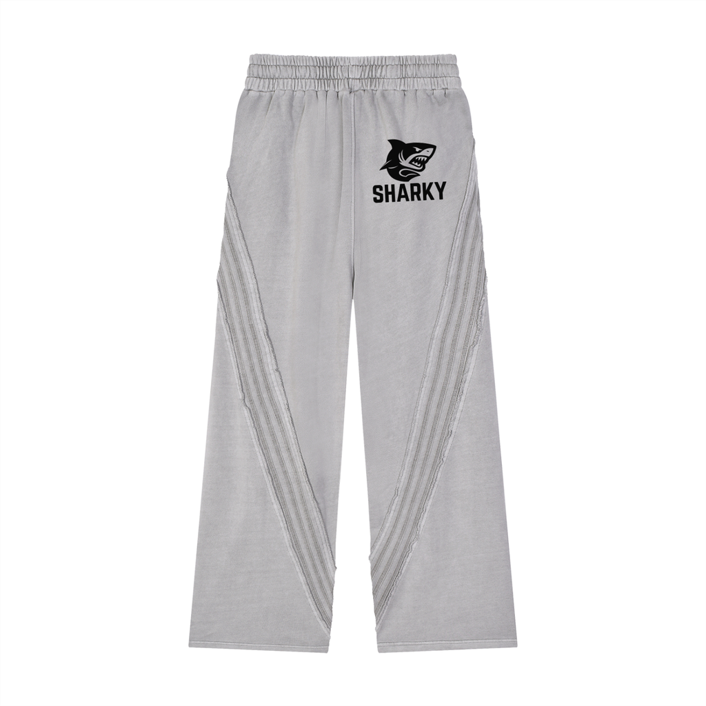 Snow Washed Tape Raw Edge Sweatpants ODMPOD