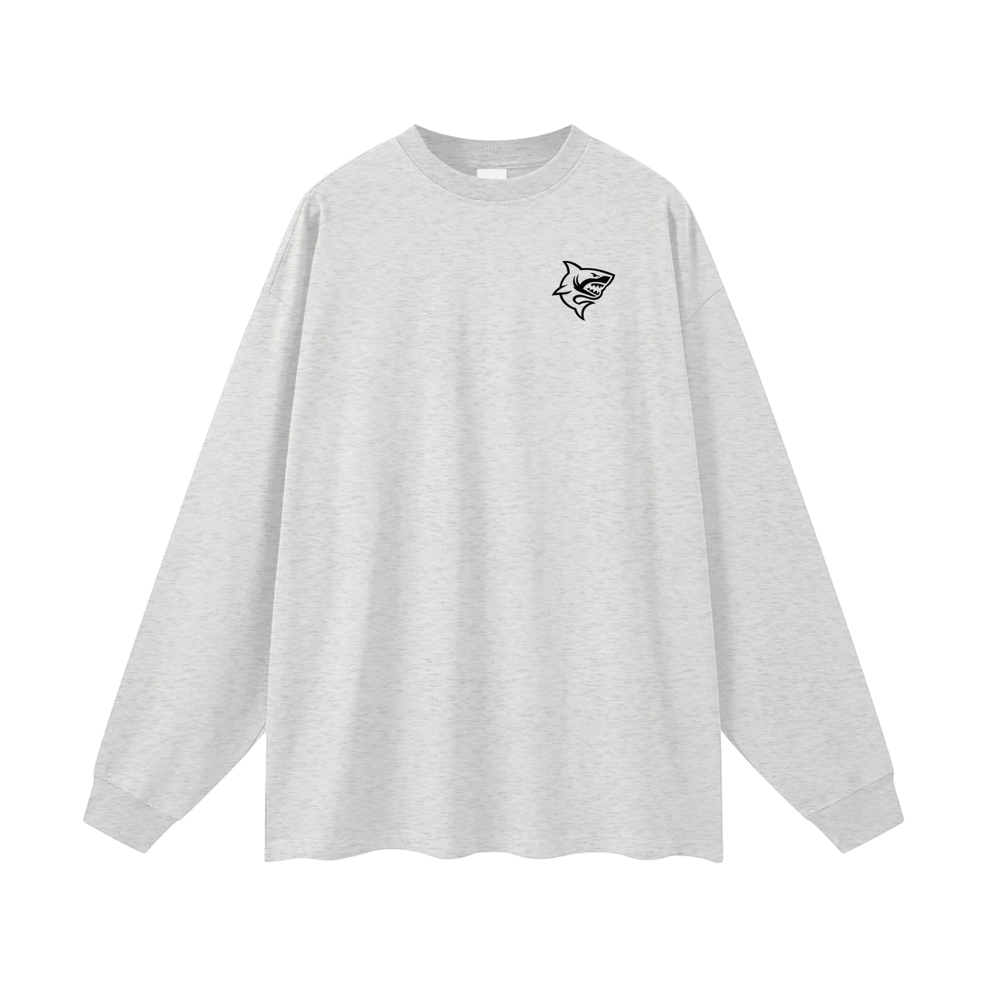Oversized Unisex Long Sleeve T-Shirt - SHARKY