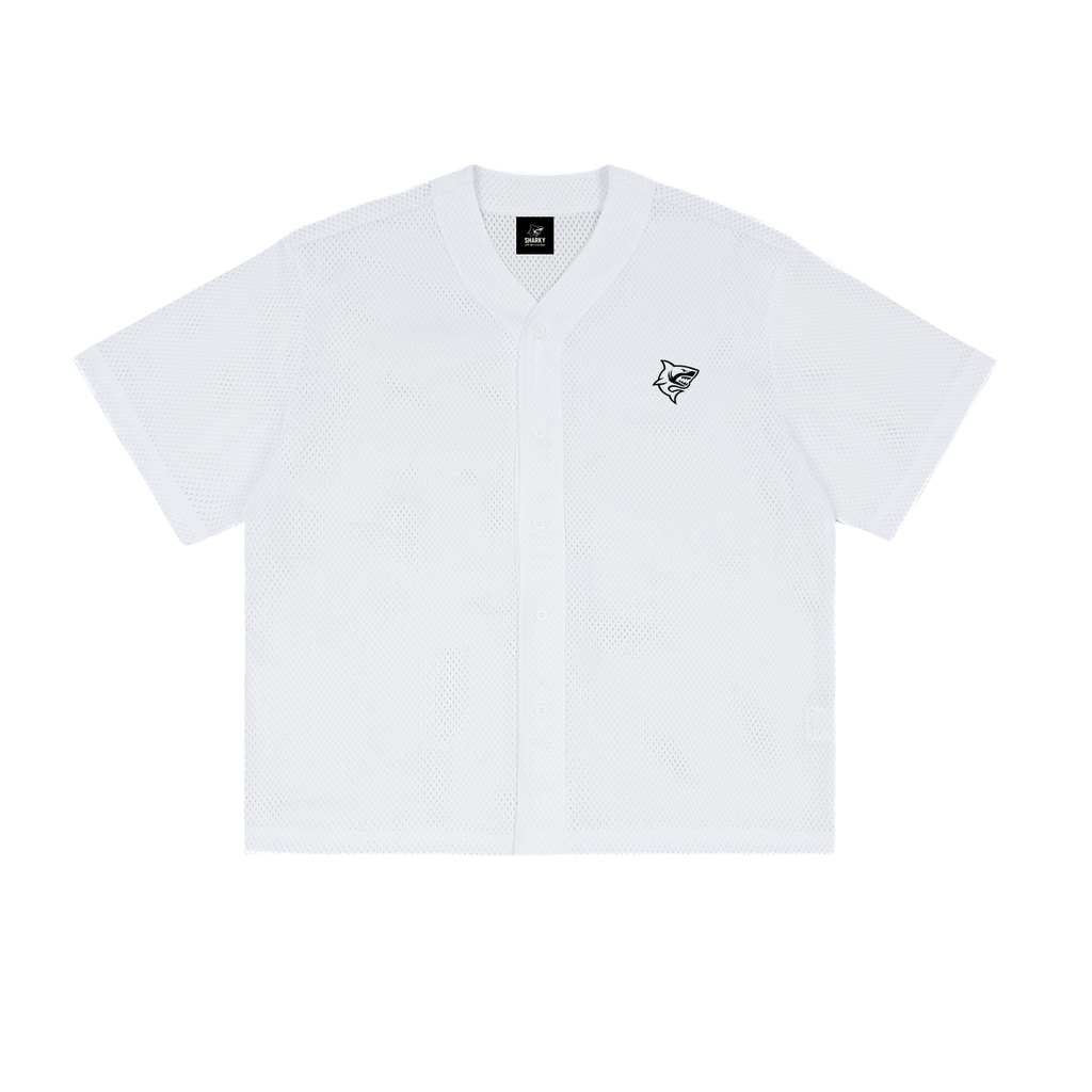 Varsity Button-Up Baseball Jersey - SHARKY